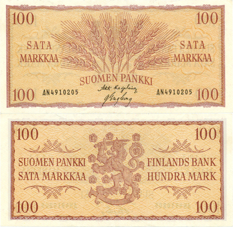 100 Markkaa 1957 AN4910205